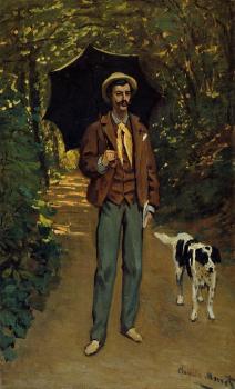 Claude Oscar Monet : Victor Jacquemont Holding a Parasol